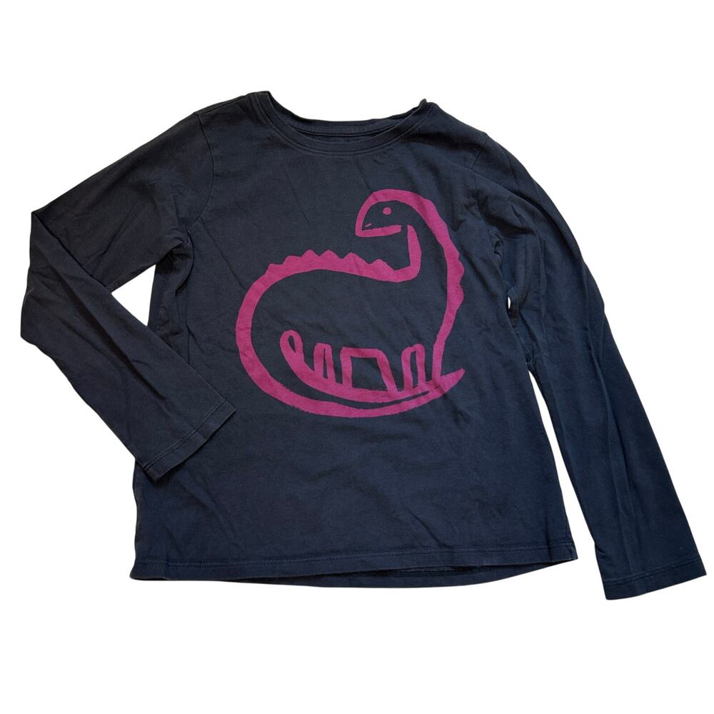 Tea Collection 100% Cotton Dark Gray Dino T-Shirt 8Y